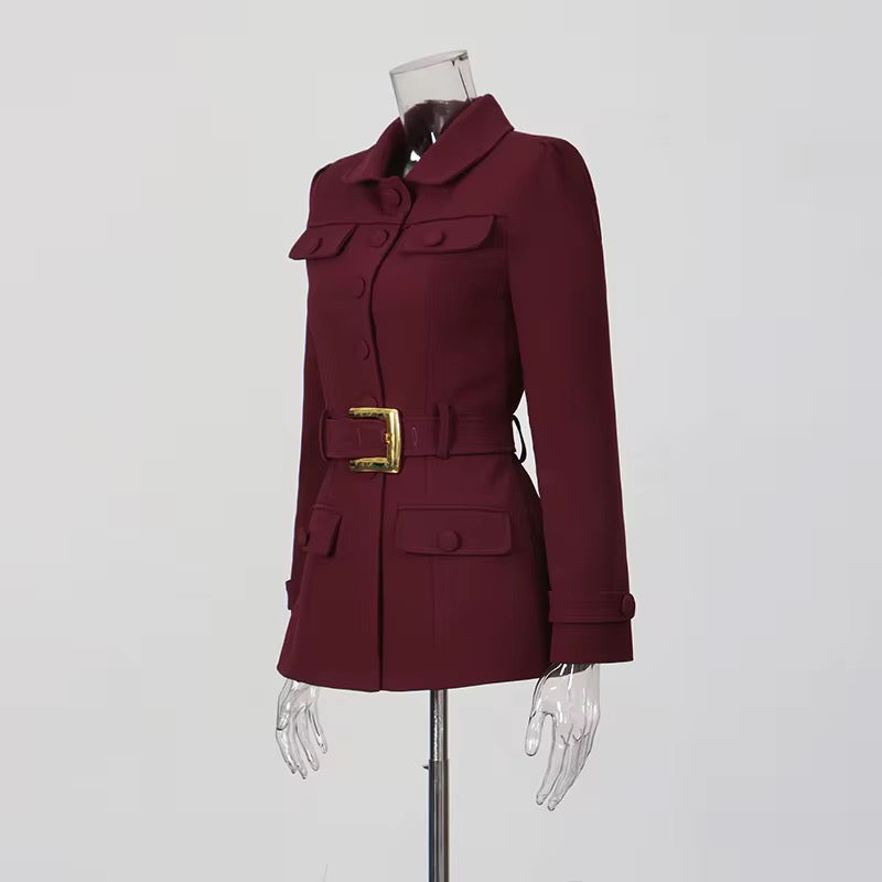 Leila blazer with belt