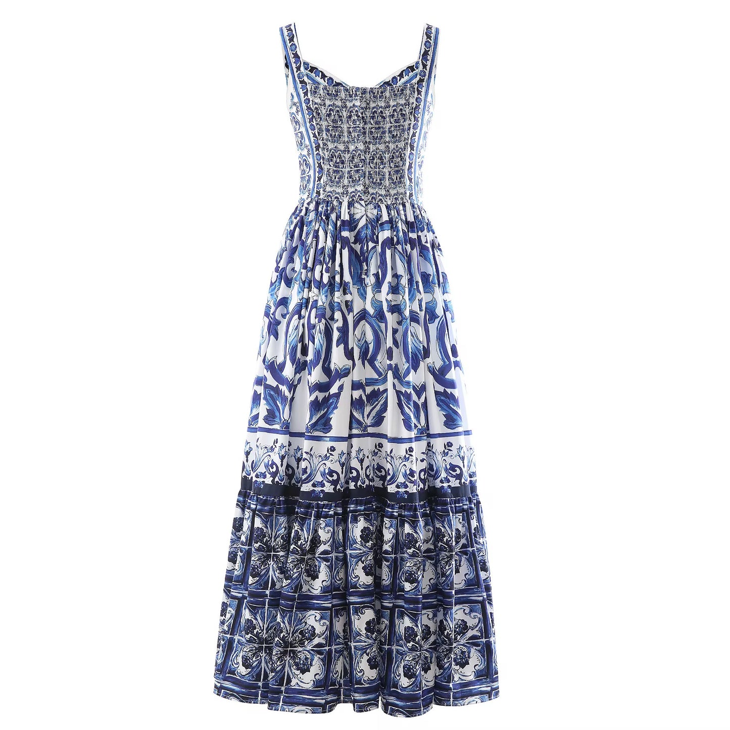 Porcelain printed dress