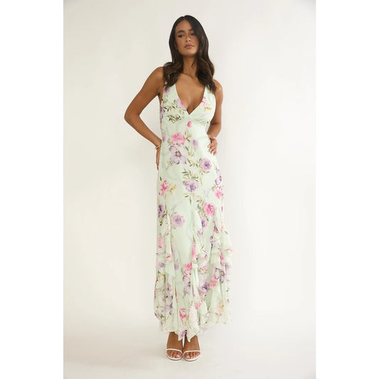 Floral Bodice Maxi
