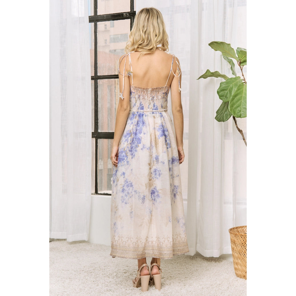 FLORAL PRT TANK DRESS
