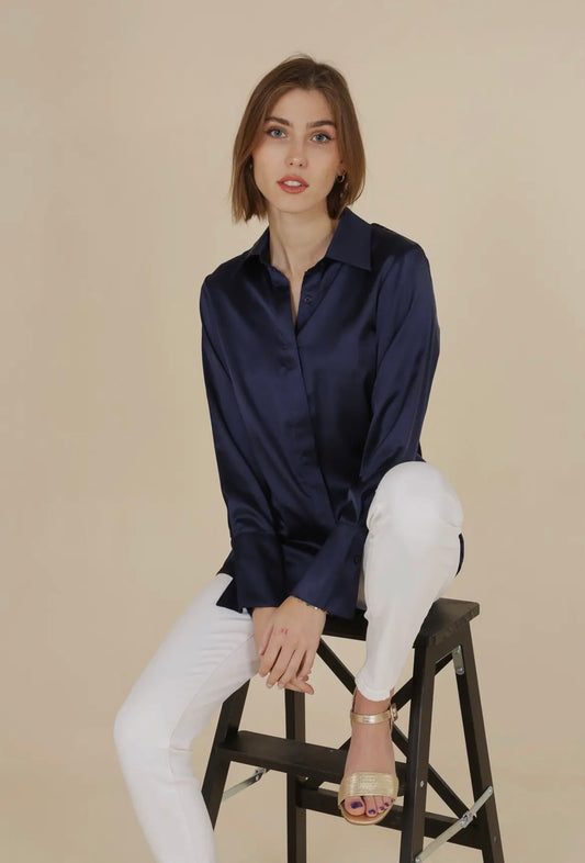 Lea satin shirt