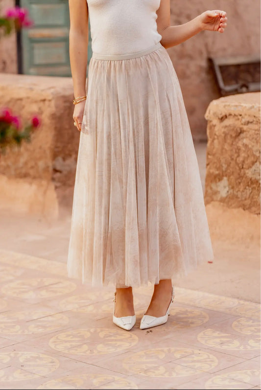 Amber skirt in toile de jouy