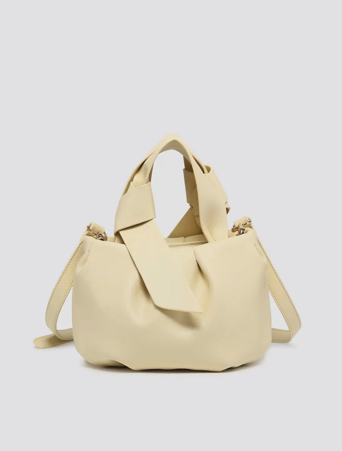 Beck pleated bucket bag
