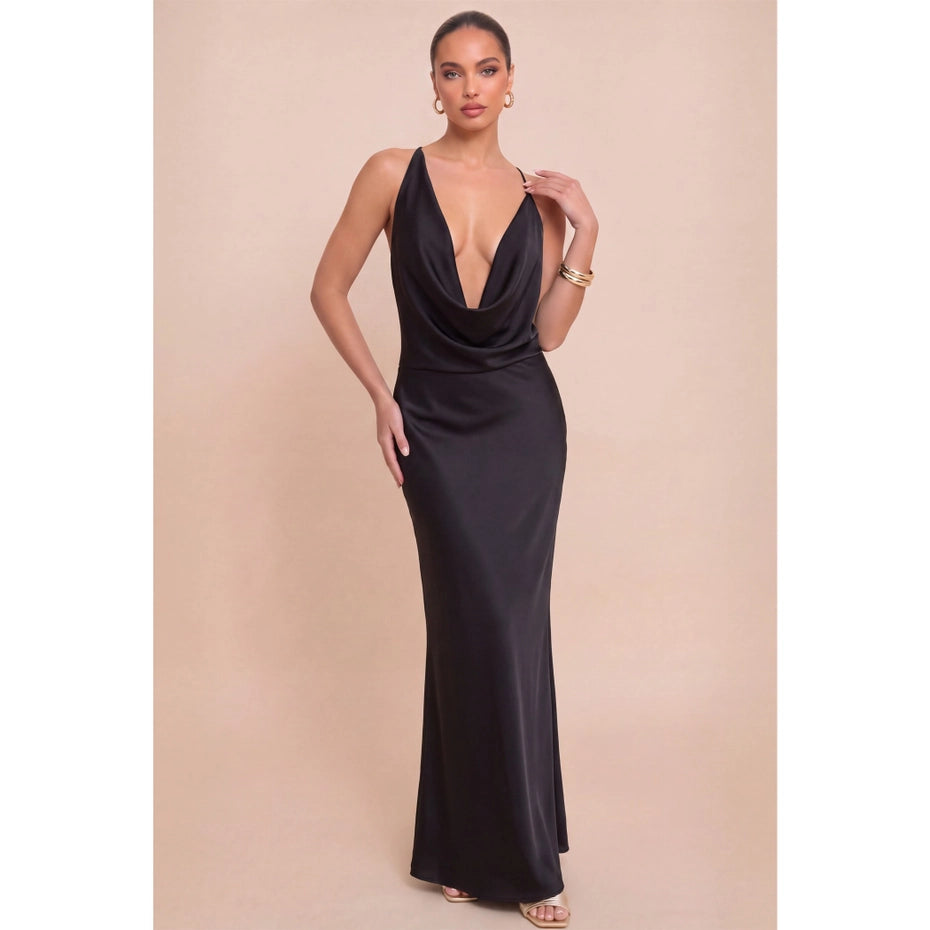 L Gant Plunge Gown