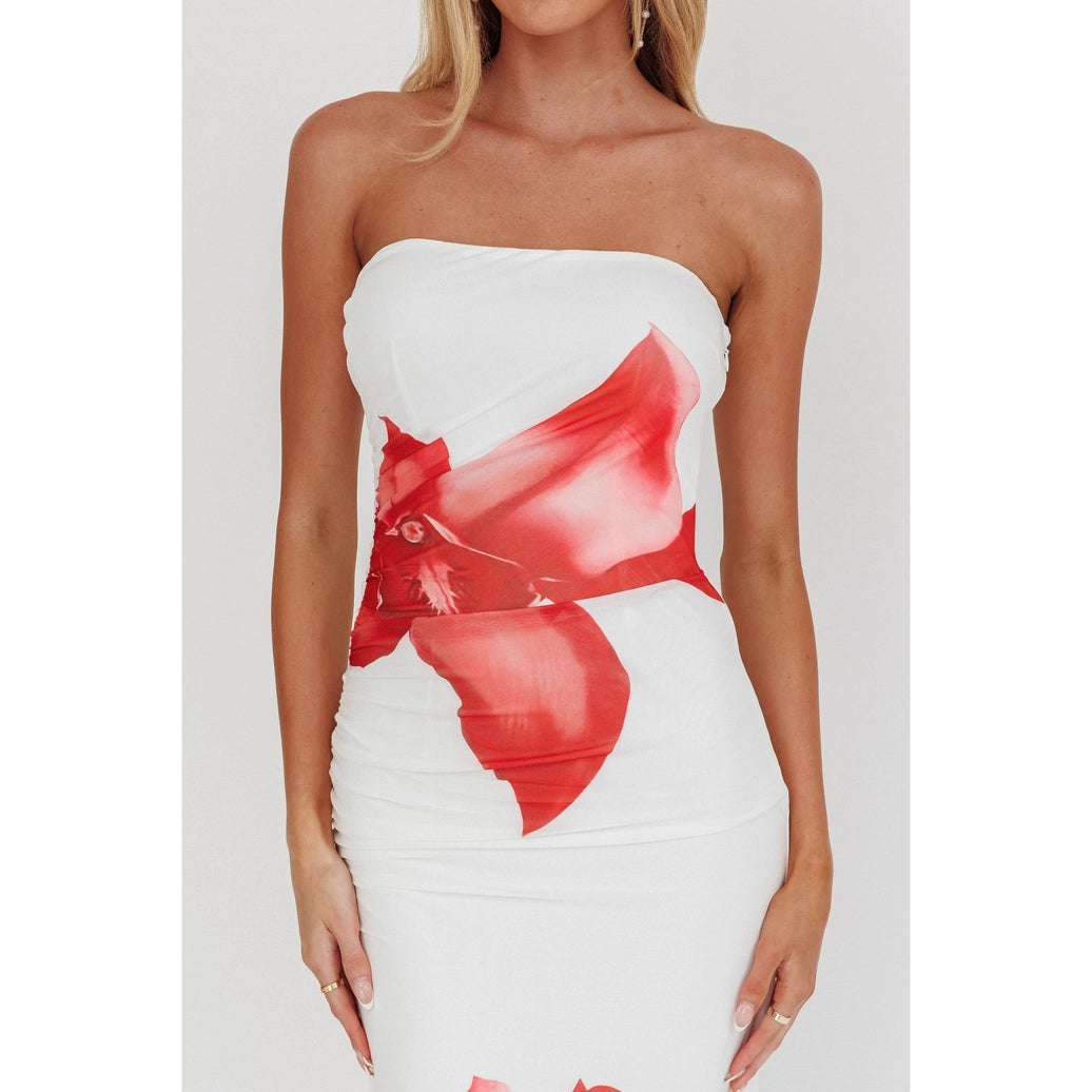Large Bloom Maxi Dress