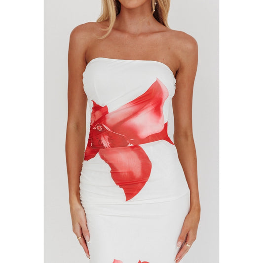 Large Bloom Maxi Dress