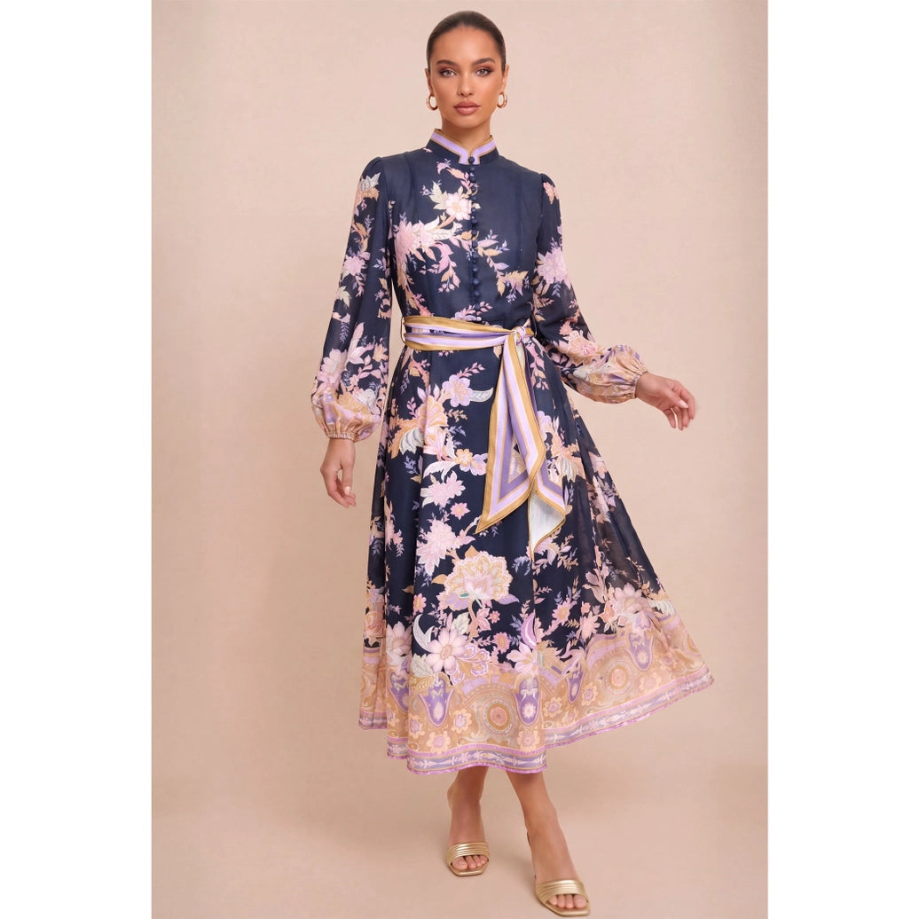 Robe midi Paisley Affair
