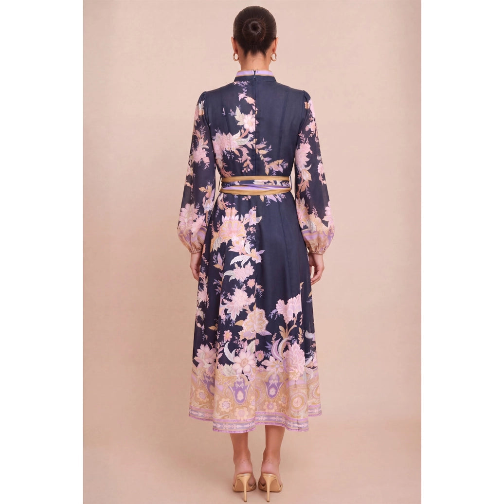 Robe midi Paisley Affair
