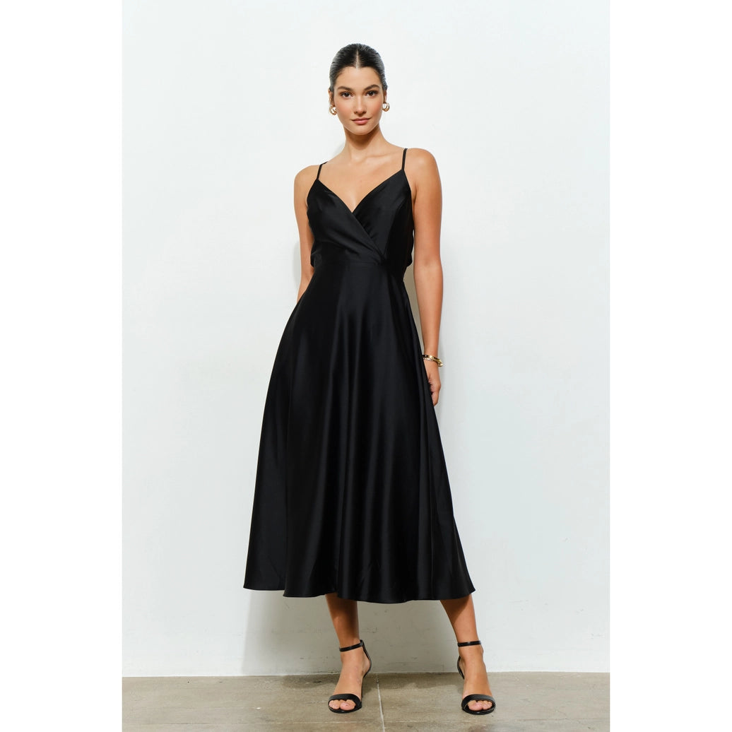 Satin Olivia dress