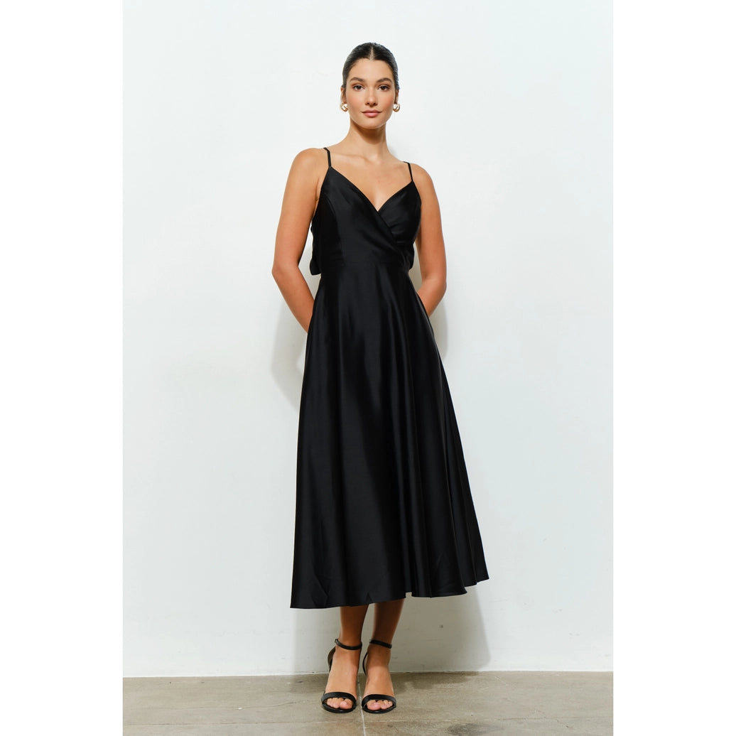 Satin Olivia dress