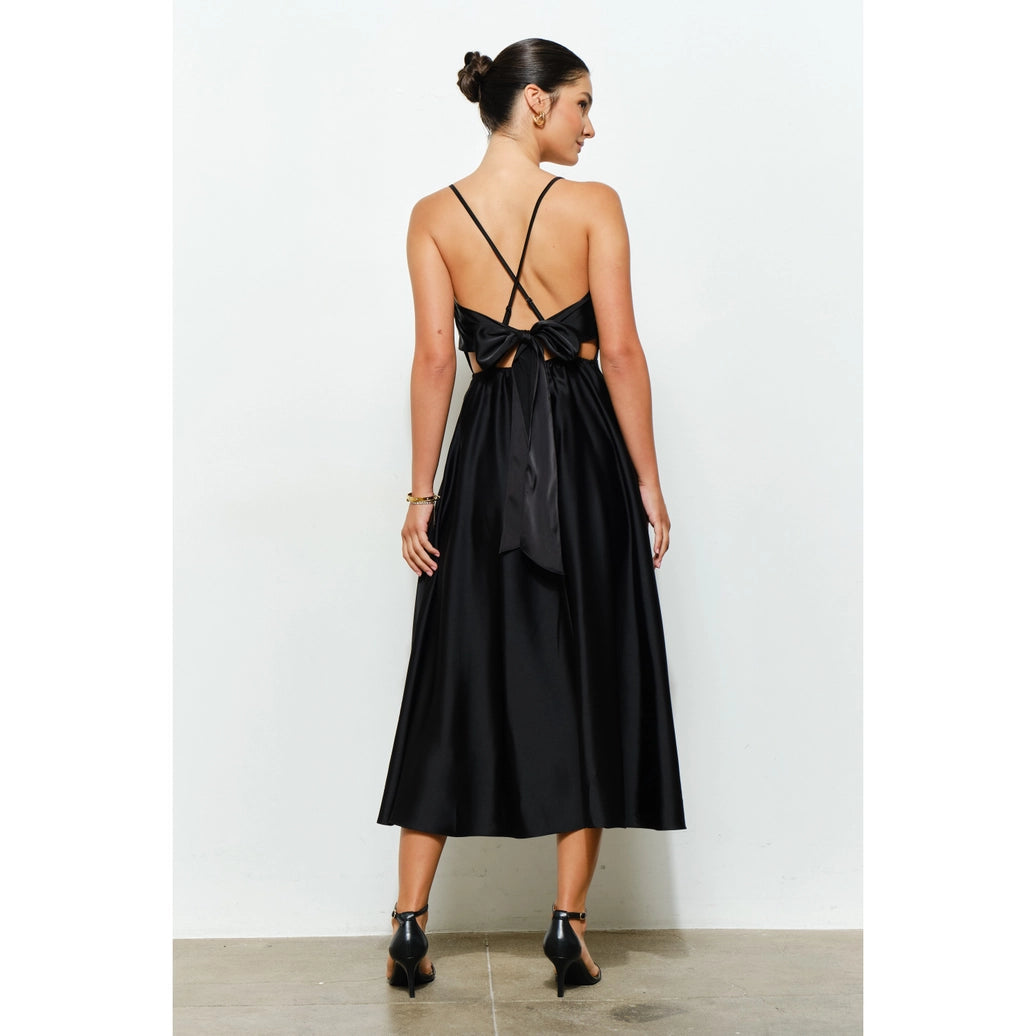 Satin Olivia dress