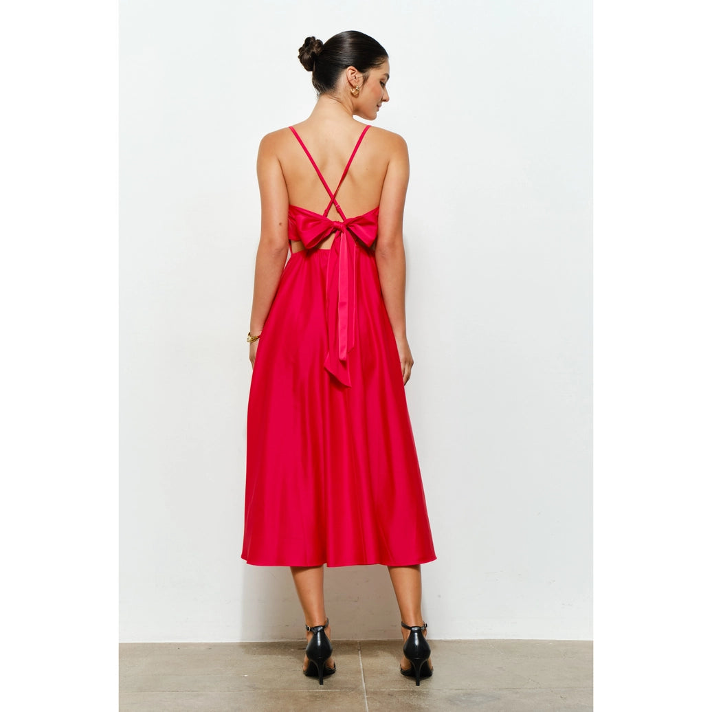 Satin Olivia dress