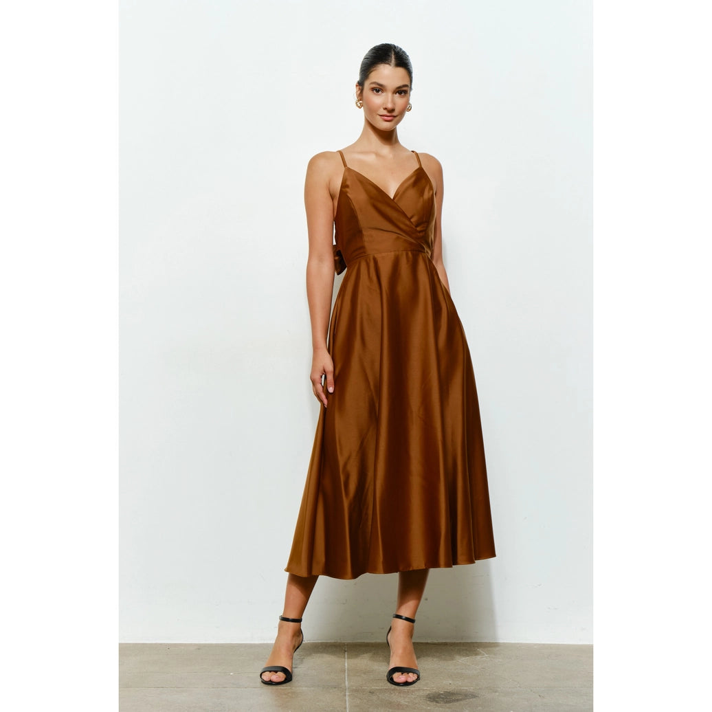 Satin Olivia dress