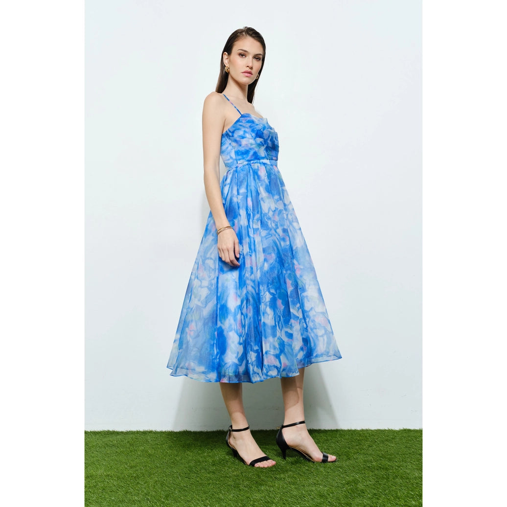 Sleeveless bodice dress
