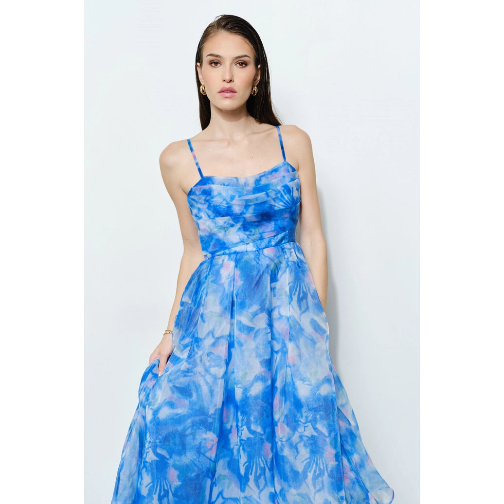 Sleeveless bodice dress
