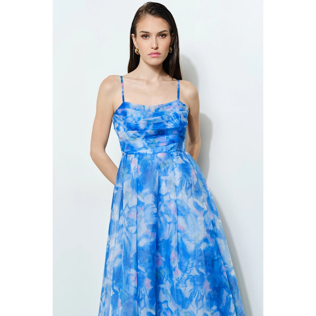 Sleeveless bodice dress