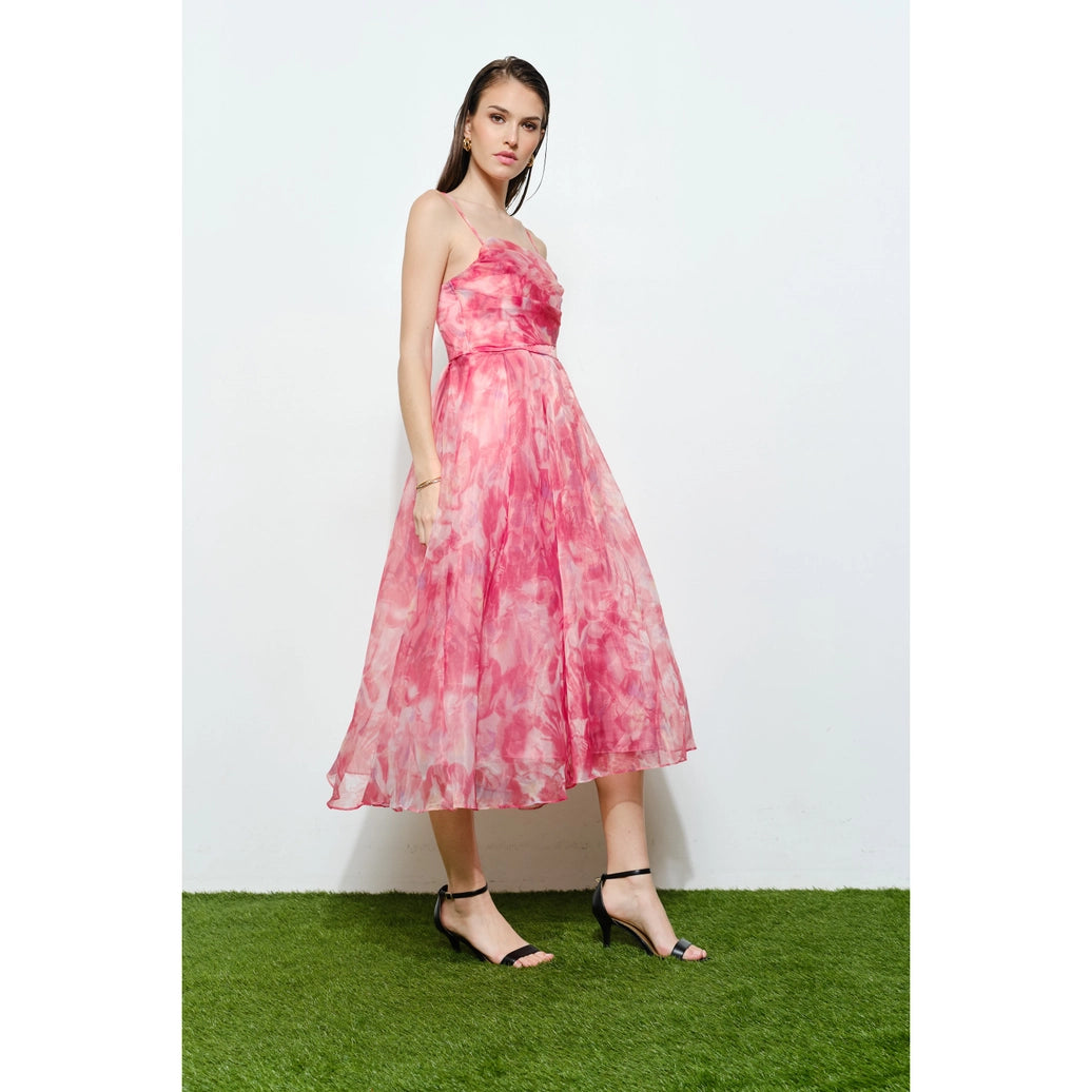 Sleeveless bodice dress
