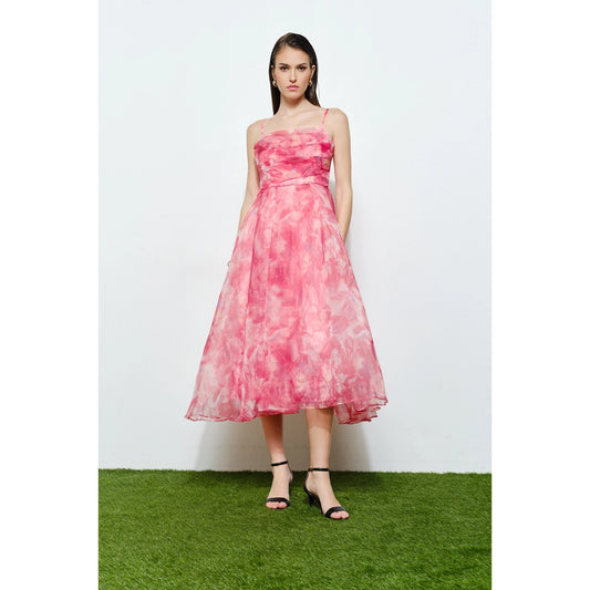 Sleeveless bodice dress