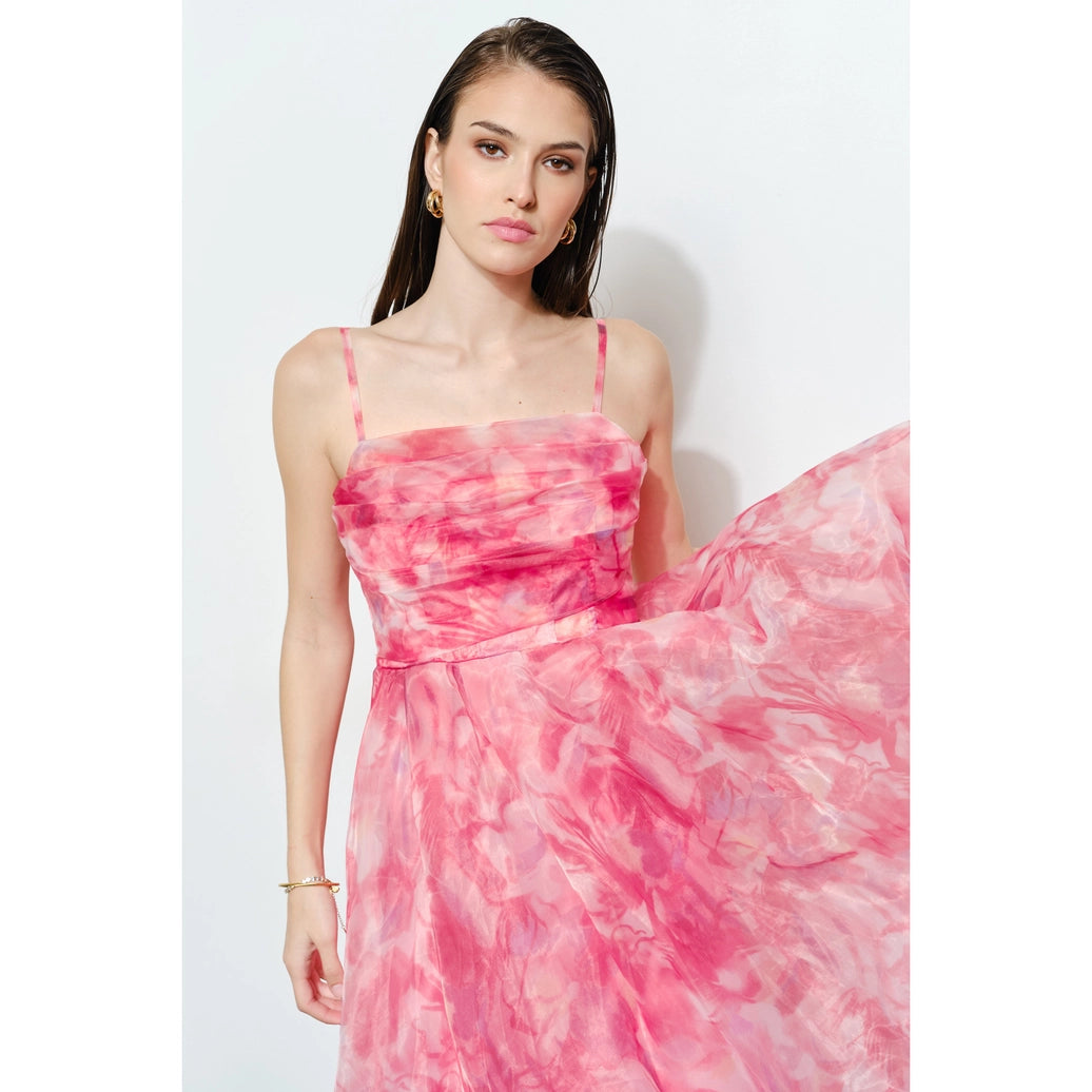 Sleeveless bodice dress