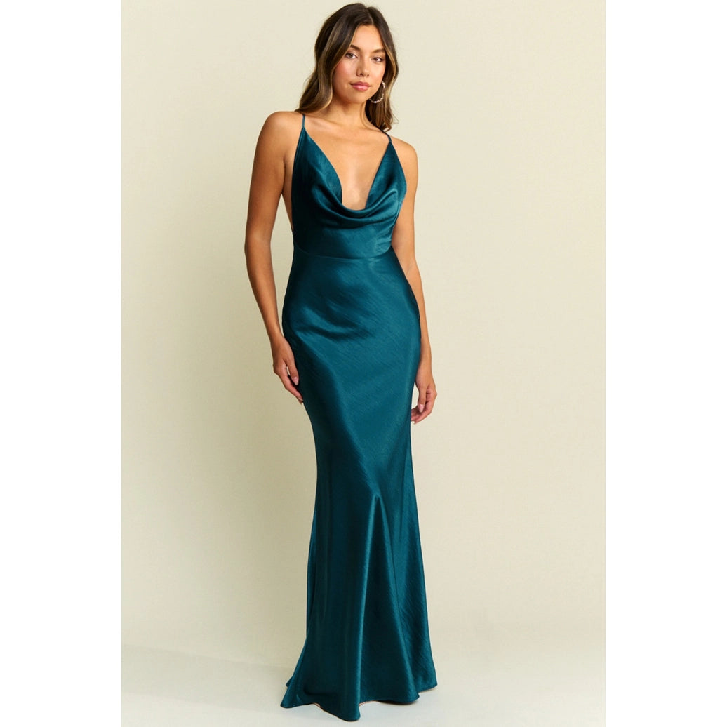 BACK MAXI DRESS