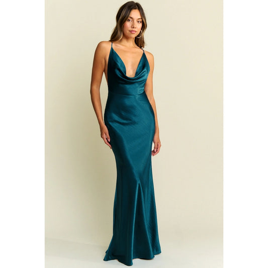 BACK MAXI DRESS
