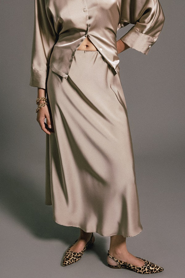 Lanidor satin skirt