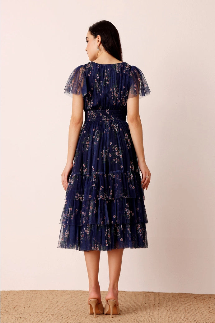 Smocked Madison tulle dress