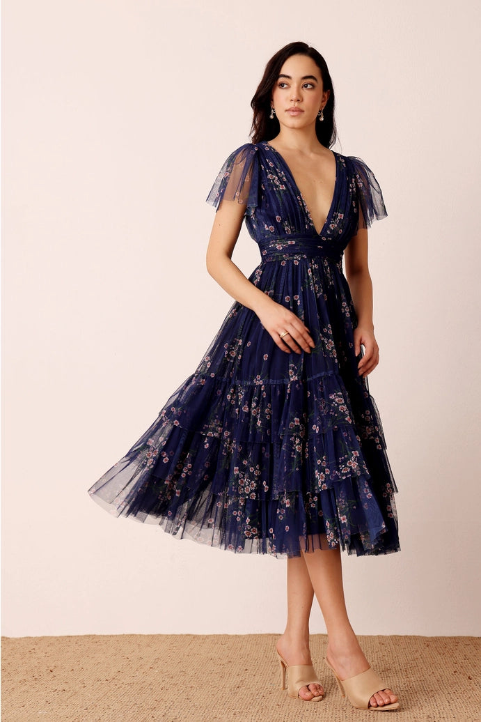 Smocked Madison tulle dress