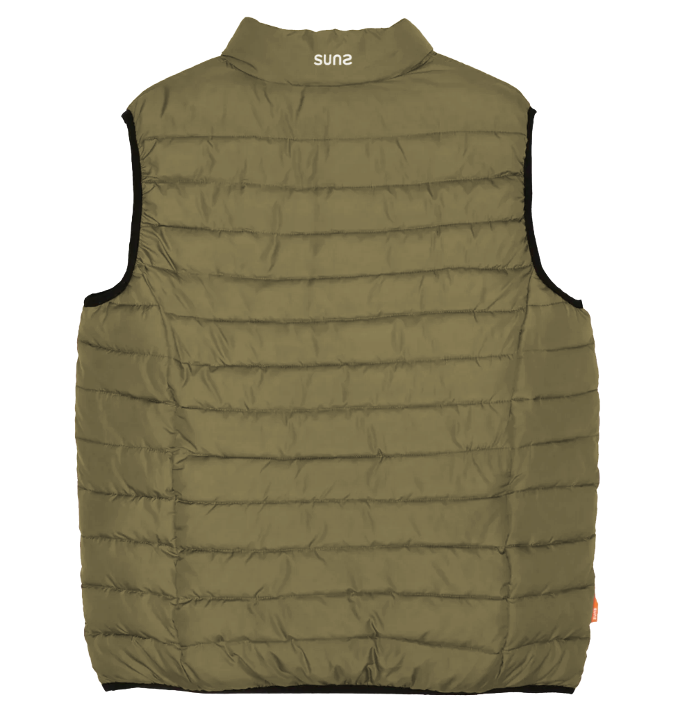 Gilet de voyage Oty vert armée — Suns