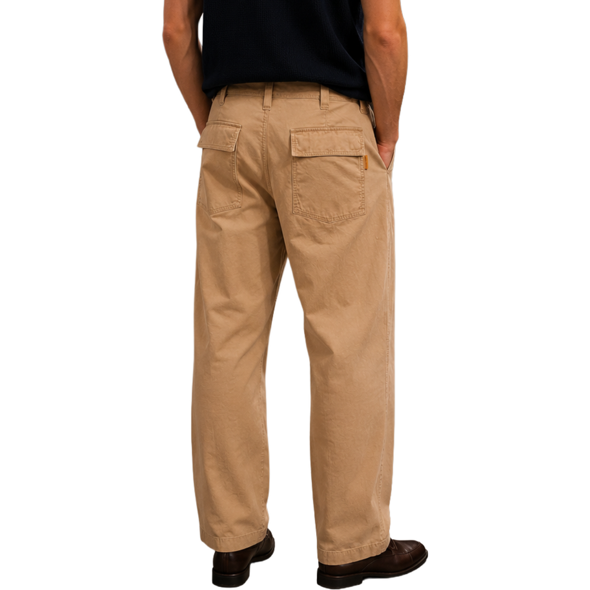 Pantalon chino kaki désert — Parajumpers