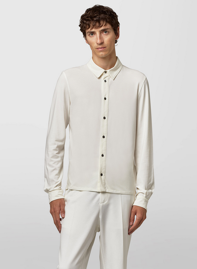 Chemise blanche à manches longues — Alpha Studio