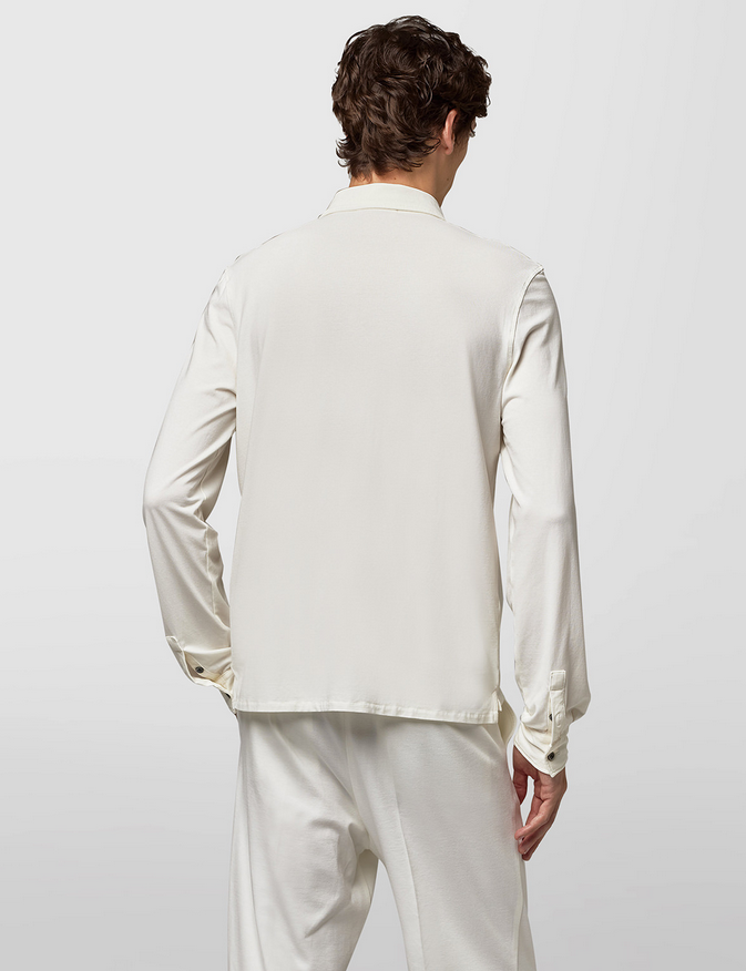 Chemise blanche à manches longues — Alpha Studio