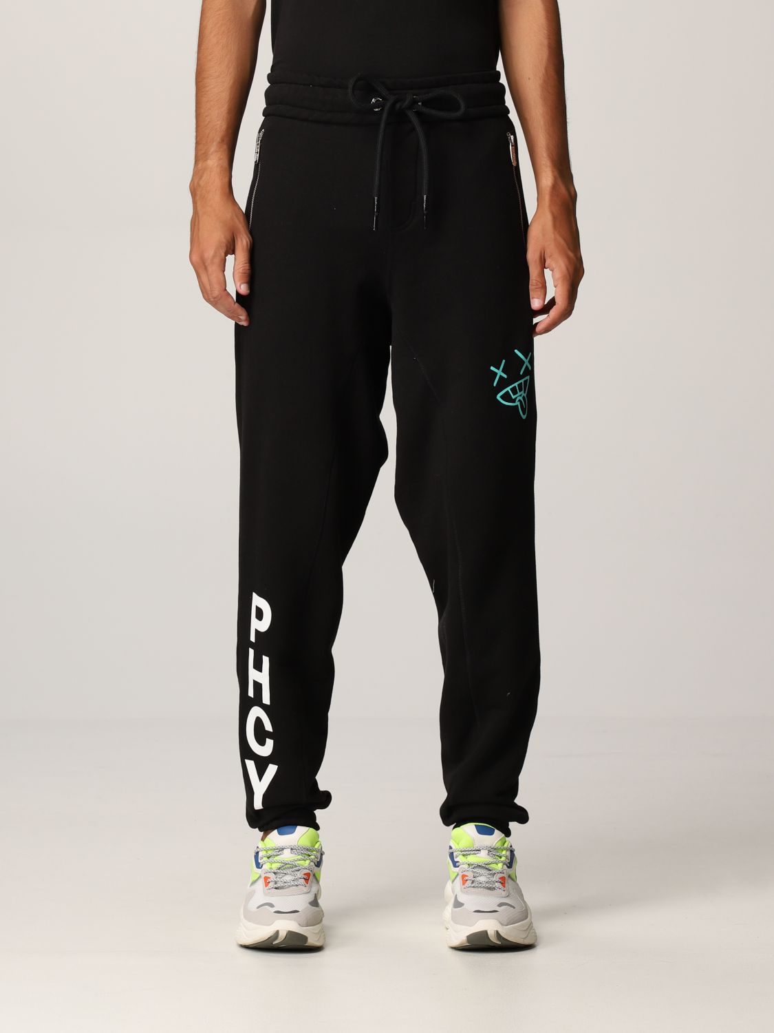 Pantalon noir en coton — Pharmacy Industry