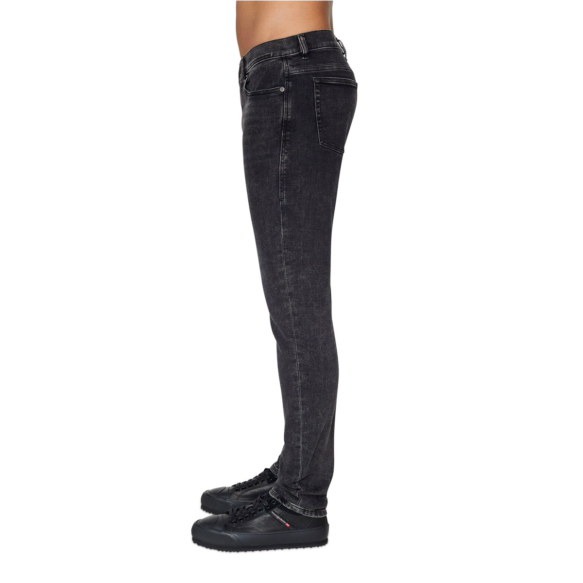 Jean skinny noir taille haute — Diesel