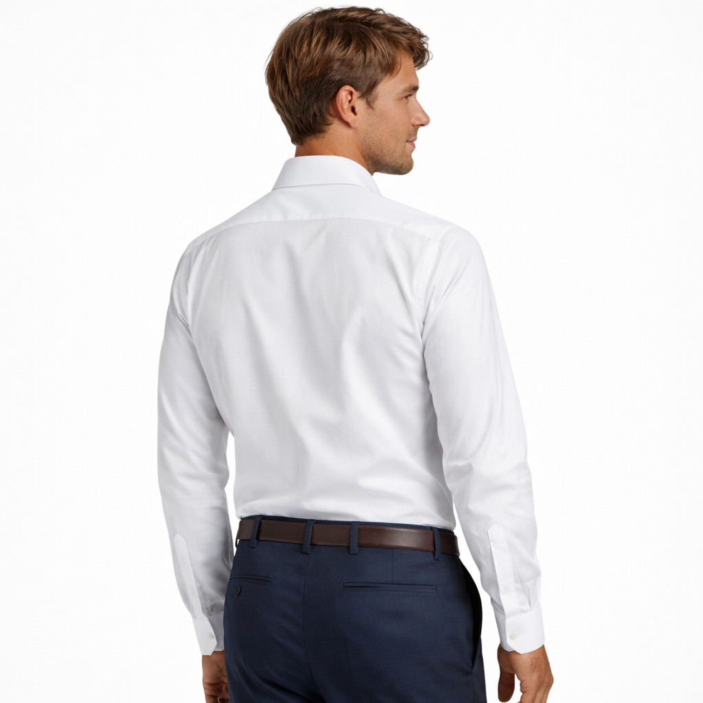 Chemise Brando blanche à col italien — Bagutta
