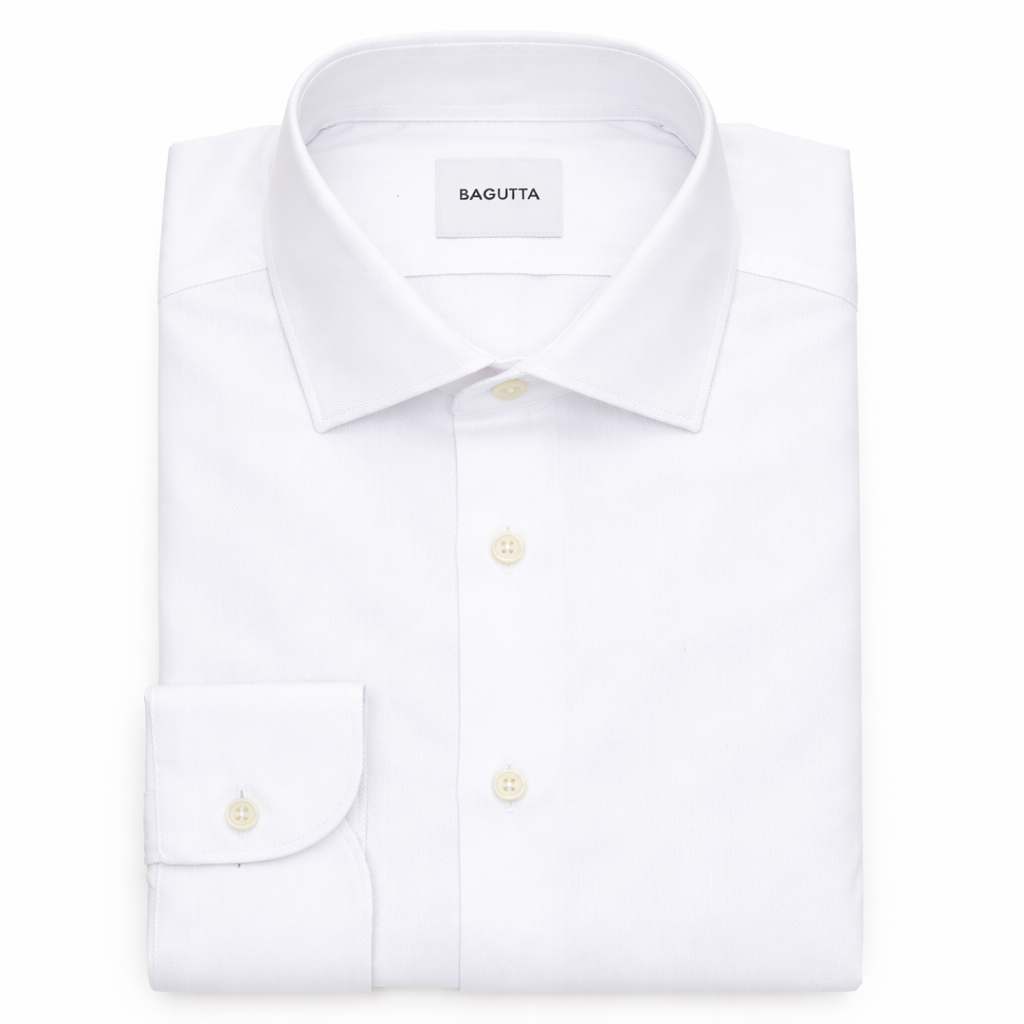 Chemise Walter blanche en coton Oxford — Bagutta